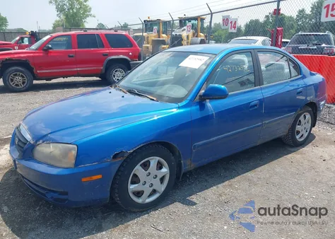 2006 Hyundai Elantra Gls/Limited z USA, uszkodzony, nr VIN KMHDN46D16U234620